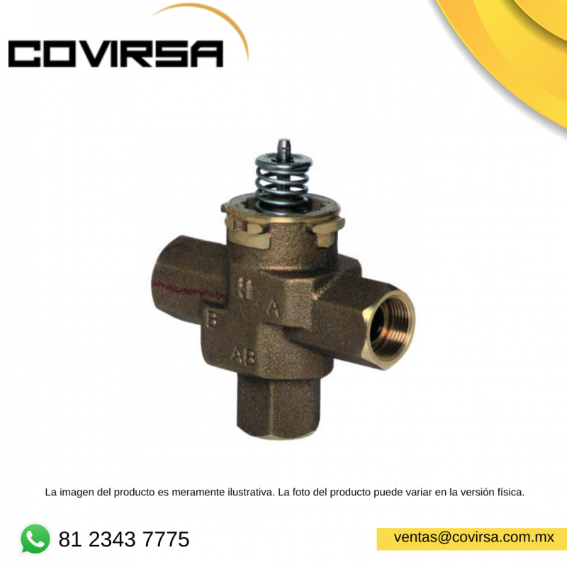 VCZMR6100 VALVULA ROSCADA 1, 3VIAS Cv 8.6